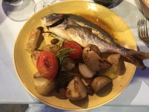 Grilled Sea Bream in Vernazza